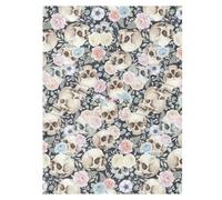 Watercolor Skeleton Pastel Infant Car Seat Cover, Breathable Woven Fabric