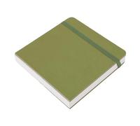 Watercolor Sketchbook, 30 Sheets 300GSM Textured Painting Paper for Sketching Designing Illustrating, with Elastic Band, Suitable for Artists Beginners and Daily Use (Green)