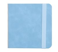 Watercolor Sketchbook Portable Pocket Mini 30 Sheet Fine Grain Watercolor Painting Paper for Artists Travelers Sketching On The Go 10 X 10cm (Blue)
