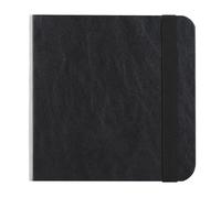 Watercolor Sketchbook Portable Pocket Mini 30 Sheet Fine Grain Watercolor Painting Paper for Artists Travelers Sketching On The Go 10 X 10cm (Black)