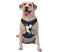 Watercolor Soccer Ball Minimal Modern No Pull Dog Harness Adjustable Reflective Oxford Easy Control Medium Large Dog Harness