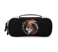 Watercolor Squirrel Pencil Case Portable Makeup Bag Organizer Pencil Pouch Cosmetic Bags for Women
