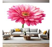 Watercolor Style Mural Wallpaper Flowers Daisy Non-Woven Art Print 390 x 260cm Wall Murals Poster Picture Design Modern Decoration for Bedrooms Living Room Children Nursery