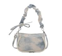 Watercolor Styles Sweet Shoulder Bag With Adjustable Strap PU Armpit Bags Casual Crossbody Purse For Fashion Women Everyday Stylish Bag