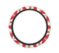 Watercolor Summer Watermelon Steering Wheel Cover