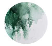 Watercolor Textures on White Background Round Mouse Pad, Mousepad with Non-Slip Rubber Base, Computer Gaming Pads for Wireless Mouse, Easy Gliding