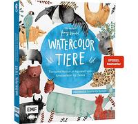 Watercolor-Tiere: Tierische Motive in Aquarell , Boidol.
