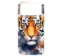 Watercolor Tiger Face Design Wild Animal Big Cat Tiger Case for iPhone 17 Pro Max