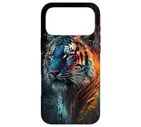 Watercolor Tiger Face Design Wild Animal Big Cat Tiger Case for iPhone 17 Pro Max