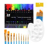 Watercolor Travel Set for Artists, Travel Kit with Paint Palette - Watercolor Travel Painting Supplies | Portable Travel Watercolor Paints with Brushes for A