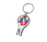 Watercolor Tropical Pineapple Fruit Color Splash Nail Clippers Toenail Clipper Cutters Professional Nail Trimmer Nail Cuticle Cutter for Women Men