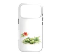 Watercolor Trumpet Vine and Pine Cones Case for iPhone 17 Pro