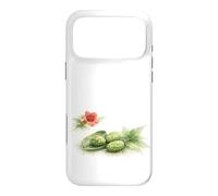 Watercolor Trumpet Vine and Pine Cones Case for iPhone 17 Pro Max
