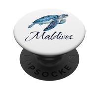Watercolor Turtle Maldives PopSockets Adhesive PopGrip