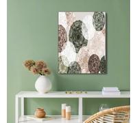 Watercolor Wall Art Prints Room Decor, Unframed Canvas Posters, Y2K Funky Decoration, Abstract Circular Prints Wall Decoration for Bedroom Living Room Bar Cafe, 28x39in