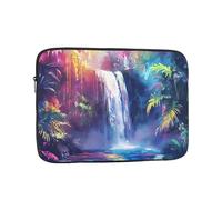 Watercolor waterfall 13 inch Prints Laptop Case - Slim and Portable, Suitable for Office Travel and Commute