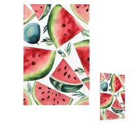 Watercolor Watermelon Pattern Wall Plate Cover Modern Decorative 1 Gang Light Switch Cover Unbreakable Receptacle Outlet Covers For Living Room Bedroom Home Decor Single Blank