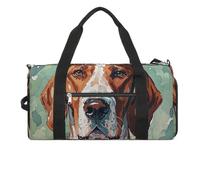 Watercolor Weimar Hound Gym Bag Sport Gym Tote Bag Lightweight Duffle Bag Carry On Weekender Bags for Women Men, white, One Size