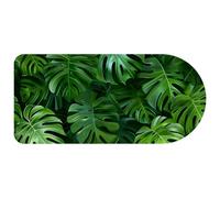Watercolor Wild Forest Deer with Fir Trees Mouse Pad, Large Gaming Keyboard Mat with Non-Slip Rubber Base, Big Extended Desk Protector for Home Office, 29.1’’ x 13.8’’
