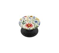 Watercolor Wild Meadow Floral Botanical Pattern Nature Garde PopSockets Adhesive PopGrip