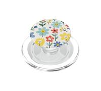 Watercolor Wildflower Boho Botanical Spring Floral Pattern PopSockets PopGrip for MagSafe