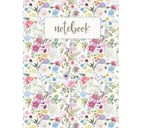 Watercolor Wildflower Notebook: 6x8 Inch Lined Journal with 120 Pages for Notes, Lists, Prayer, School, Work, and Everyday Writing
