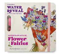 Watercolor With Me: Flower Fairies : A Reusable Water Reveal Coloring Book for Kids Featuring Flowers and Fairies