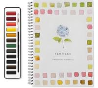 Watercolor Workbook, Beginner-Friendly Birds Watercolor Workbooks,watercolor painting books, watercolour paint set,12 Colors Watercolor Paint Set with Paint Brush,water colours paint set for adults