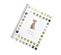 Watercolor Workbook Beginner-Friendly, Watercolour Painting Booklet Practice, Art Crafts Painting Supplies for Kids Adults with Animal