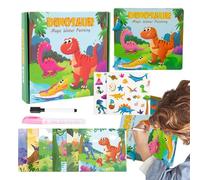 Watercolor Workbook | Dinosaur Paper Workbook - Water Coloring Book | for Boys, Girls, Adults, Students, Artists, Youth, School, Home, Travel