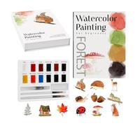 Watercolor Workbook for Adults Drawing Coloring Paper Craft