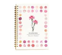 Watercolor Workbook & Painting Kit, Easy Nature Scenes Coloring Book with Animals/Flowers, Creative Exploration Gift for Kids, Teens & Adults