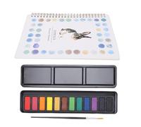 Watercolor Workbook, Removable Pages for Easy Practice with 12 Colors Watercolor Paint Brush, Designed for Children Enlightenment and Artistic Talent Cultivation (Animals)