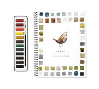 Watercolor Workbook, Watercolor Book Paint Set - Watercolor Drawing Set For Teens - Water Color Painting Supplies With Brush For Home, School, Traveling