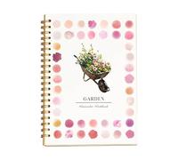 Watercolor Workbook with 12 Nature Scenes Painting Beginner Friendly Coloring Book Art Crafts for Creative Exploration Gift Teens (Garden)