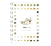 Watercolor Workbooks Coloring Book Beginner Friendly Painting Kit Easy Relaxing Nature Scenes Painting Kit for Adults Teens(Light Blue,1)