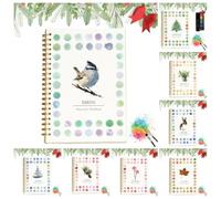 Watercolor Workbooks for Adults, Simple Lines Water Color Painting Kit for Women Beginner (H(1pcs), 24 colors)