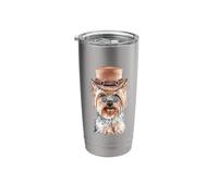 Watercolor | Yorkie Yorkshire Terrier Owners Stainless Steel Insulated Tumbler