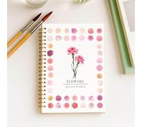 Watercolour Book, Watercolour Workbook with 12 Colors Paint & Paint Brush, Easy Nature Scenes Paint Set (F)