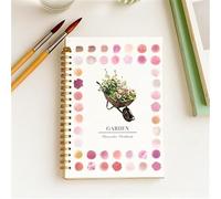 Watercolour Books for Adults, 12 Color Water Colours Paint Set with Supplies Beginner Friendly Water Colour Paints Book Sets with Brushes Watercolor Workbook for Kids Adults (Garden)