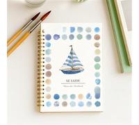 Watercolour Books for Adults, 12 Color Water Colours Paint Set with Supplies Beginner Friendly Water Colour Paints Book Sets with Brushes Watercolor Workbook for Kids Adults (Seaside 2)