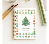 Watercolour Books for Adults, 12 Color Water Colours Paint Set with Supplies Beginner Friendly Water Colour Paints Book Sets with Brushes Watercolor Workbook for Kids Adults (Christmas)