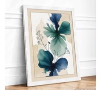 Watercolour Botanicals Botanical Framed Wall Art Print A4 (29.7×21cm)