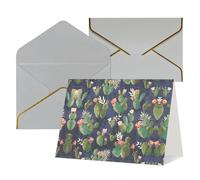 Watercolour Cactus Greetings Romantic Card With Envelopes, Send To A Close Friend,Phnom Penh Pearl Paper Greeting Card