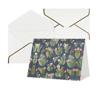 Watercolour Cactus Greetings Romantic Card With Envelopes, Send To A Close Friend,Phnom Penh Pearl Paper Greeting Card