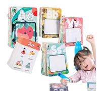 Watercolour colouring book, alphabet learning cards, colouring book for water markers - for car parties, birthdays, home, school and daycare