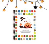 Watercolour Colouring Book for Children, Halloween Colouring Book | Painting with Water Book and Creative Drawing Game Activities for Travel Camping Lessons Art Lessons