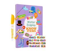 Watercolour Colouring Books Reusable Water Reveal