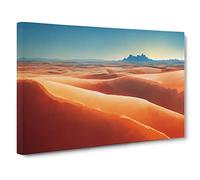 Watercolour Desert Vol.5 Canvas Print | Gallery Wrapped 30mm Frame Wall Art | 30x20 inches | Ready to Hang | Contemporary Landscape Picture | Living Room Bedroom Lounge Office