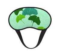 Watercolour Ginkgo Biloba Leaf, Full Eye Covers Light Blocking Eye Masks Blackout Sleep Eye Muffs